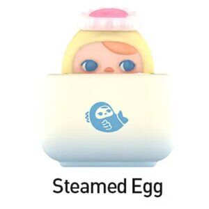 Pop Mart PUCKY Egg Beanie Series Figure Steamed Egg